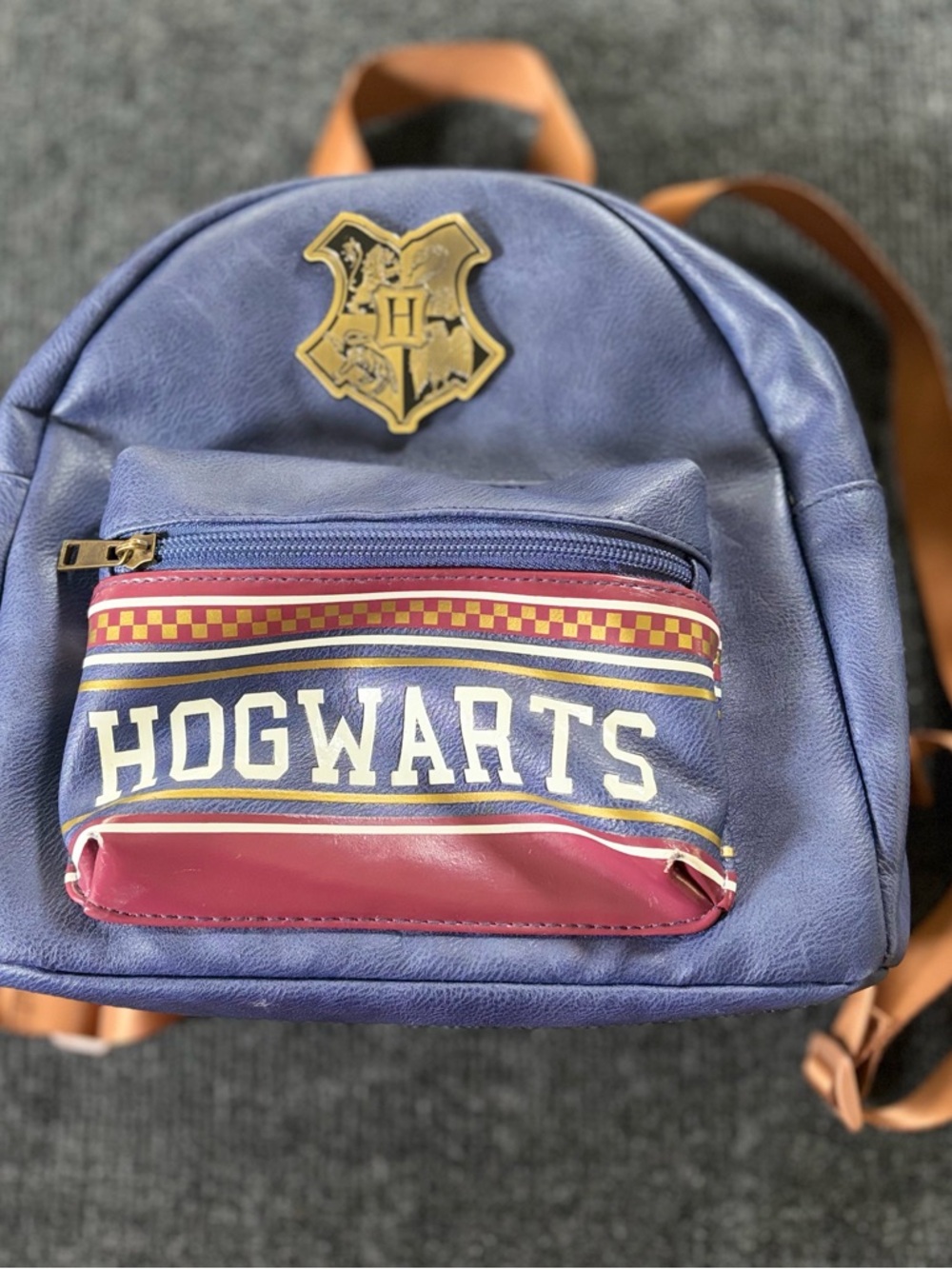 Warner Bros. Harry Potter Blue and Black Label Backpack Accent